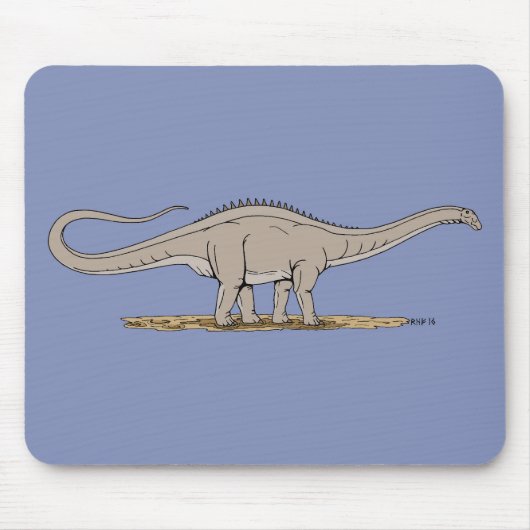 Jurassic Dinosaur Apatosaurus Muismat (Voorkant)