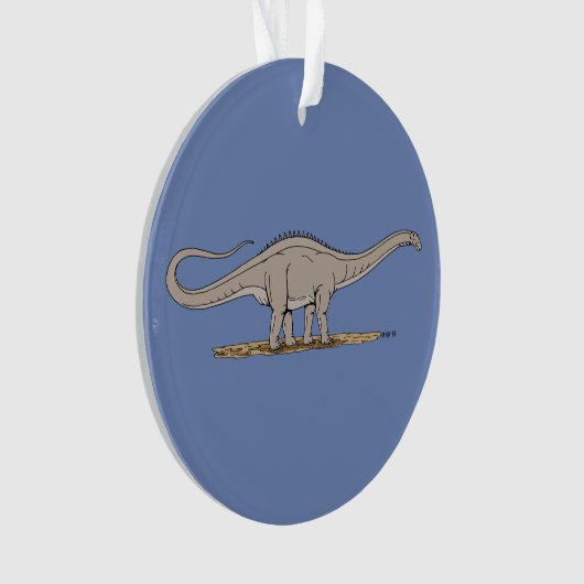 Jurassic Dinosaur Apatosaurus Ornament (voorkant)