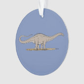 Jurassic Dinosaur Apatosaurus Ornament (voorkant)