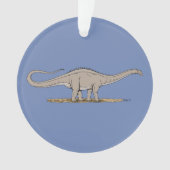 Jurassic Dinosaur Apatosaurus Ornament (voorkant)