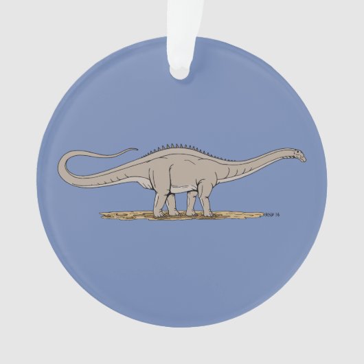 Jurassic Dinosaur Apatosaurus Ornament (voorkant)