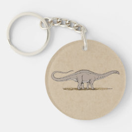 Jurassic Dinosaur Apatosaurus Sleutelhanger