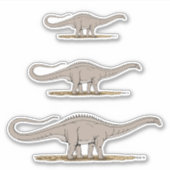 Jurassic Dinosaur Apatosaurus Sticker (Voorkant)