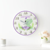 Jurassic Dinosaur Baby Stoneage Named Wall Clock Grote Klok (Huis)