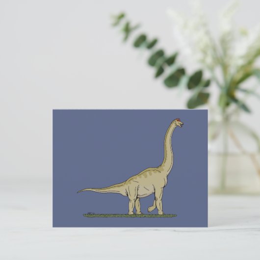 Jurassic Dinosaur Brachiosaurus Briefkaart (Staand voorkant)