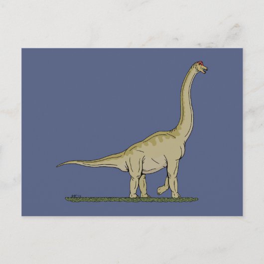 Jurassic Dinosaur Brachiosaurus Briefkaart (Voorkant)