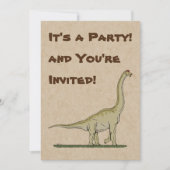 Jurassic Dinosaur Brachiosaurus Kaart (Voorkant)