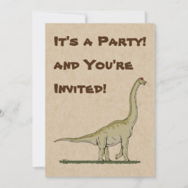 Jurassic Dinosaur Brachiosaurus Kaart