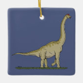 Jurassic Dinosaur Brachiosaurus Keramisch Ornament (Voorkant)