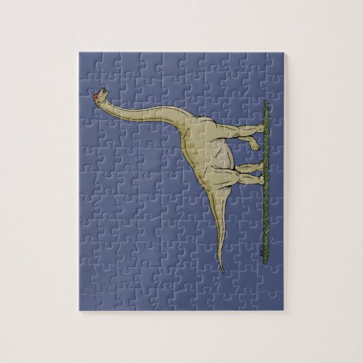 Jurassic Dinosaur Brachiosaurus Legpuzzel (Verticaal)