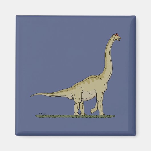 Jurassic Dinosaur Brachiosaurus Magneet (Voorkant)