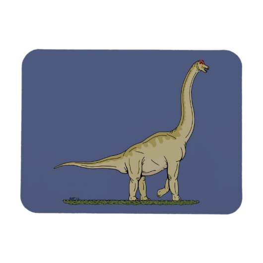 Jurassic Dinosaur Brachiosaurus Magneet (Horizontaal)
