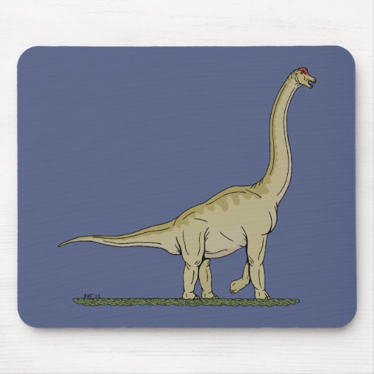 Jurassic Dinosaur Brachiosaurus Muismat (Voorkant)