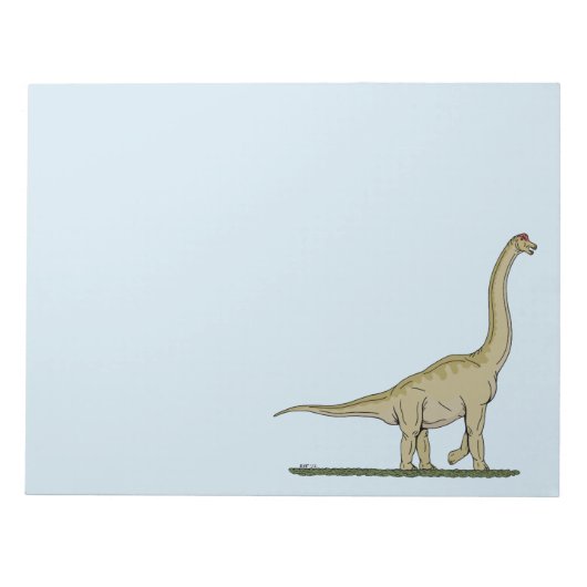 Jurassic Dinosaur Brachiosaurus Notitieblok (Voorkant)