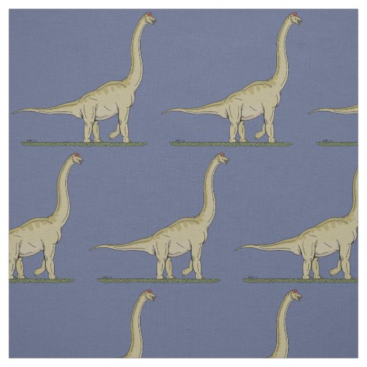 Jurassic Dinosaur Brachiosaurus Stof (Swatch)
