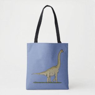 Jurassic Dinosaur Brachiosaurus Tote Bag