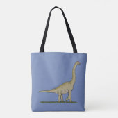Jurassic Dinosaur Brachiosaurus Tote Bag (Achterkant)