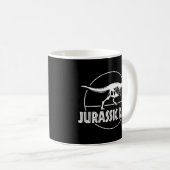 Jurassic Dinosaur Dad Gift Koffiemok (Voorkant rechts)