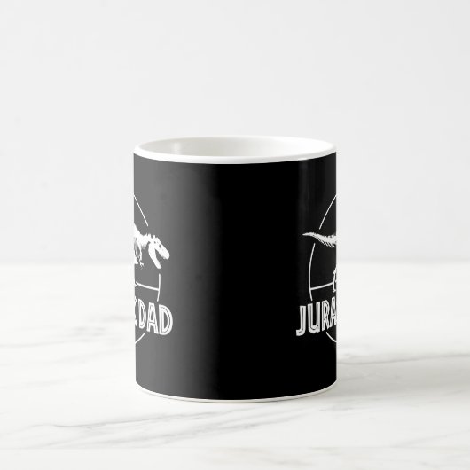 Jurassic Dinosaur Dad Gift Koffiemok (Center)
