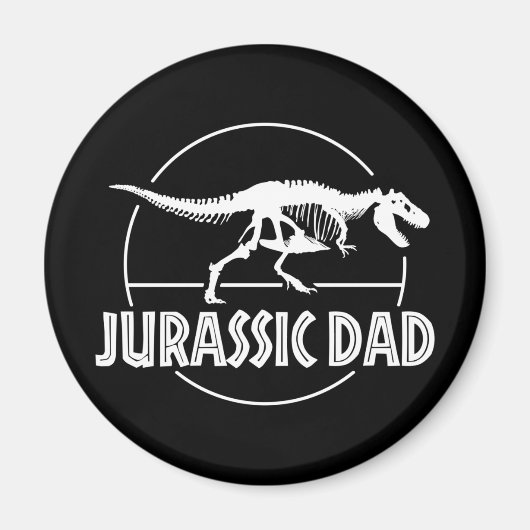 Jurassic Dinosaur Dad Magneet (Voorkant)