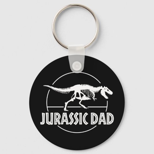 Jurassic Dinosaur Dad Sleutelhanger (Voorkant)