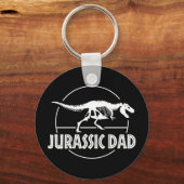 Jurassic Dinosaur Dad Sleutelhanger (Voorkant)