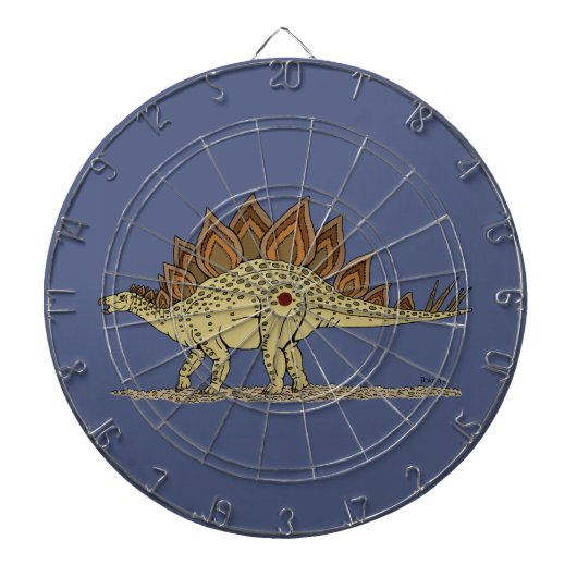 Jurassic Dinosaur Stegosaurus Dartbord (Voorkant)