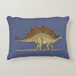 Jurassic Dinosaur Stegosaurus Decoratief Kussen