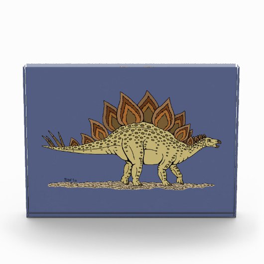 Jurassic Dinosaur Stegosaurus Fotoblokken (Voorkant)