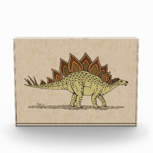 Jurassic Dinosaur Stegosaurus Fotoblokken (Voorkant)