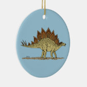 Jurassic Dinosaur Stegosaurus Keramisch Ornament (Rechts)