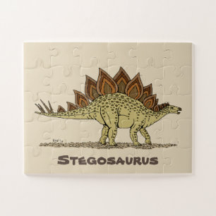 Jurassic Dinosaur Stegosaurus Legpuzzel