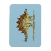 Jurassic Dinosaur Stegosaurus Magneet (Verticaal)