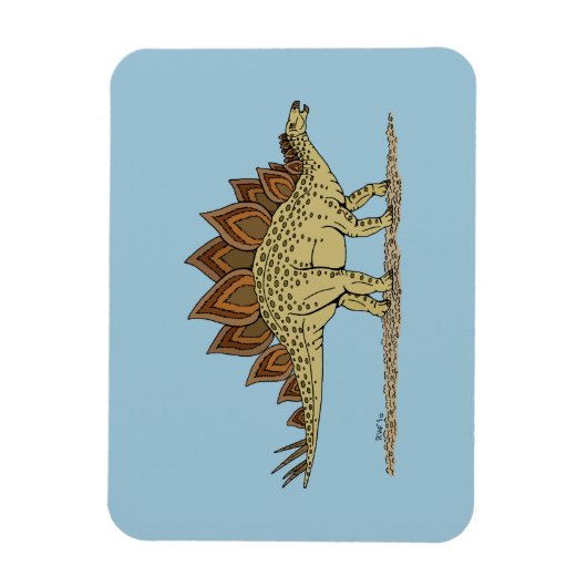 Jurassic Dinosaur Stegosaurus Magneet (Verticaal)