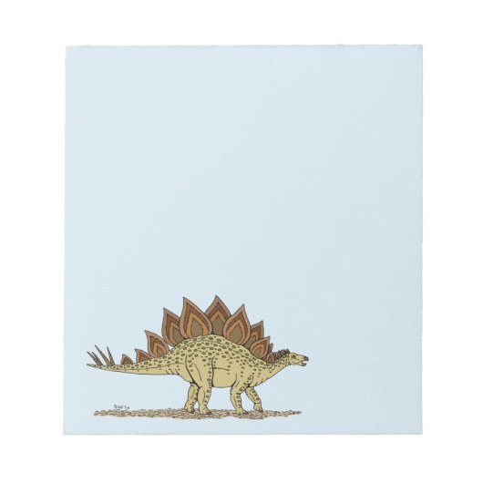 Jurassic Dinosaur Stegosaurus Notitieblok (Voorkant)
