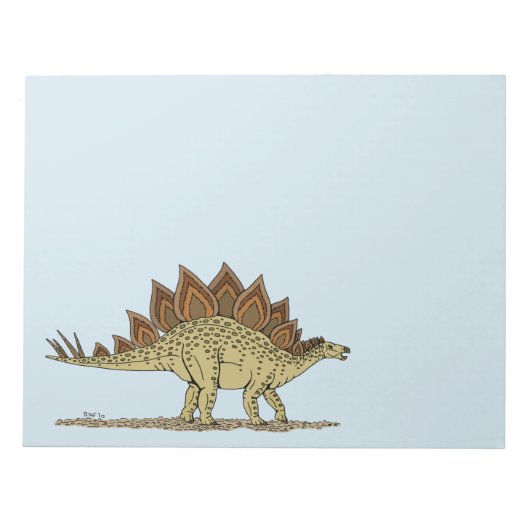 Jurassic Dinosaur Stegosaurus Notitieblok (Voorkant)