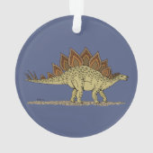 Jurassic Dinosaur Stegosaurus Ornament (achterkant)