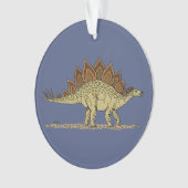 Jurassic Dinosaur Stegosaurus Ornament (voorkant)