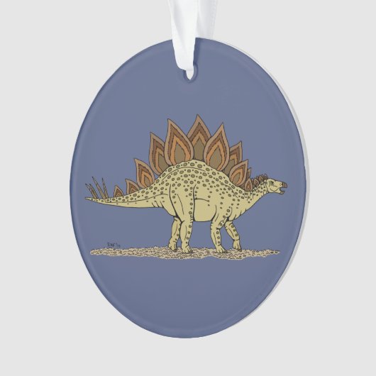 Jurassic Dinosaur Stegosaurus Ornament (voorkant)