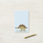 Jurassic Dinosaur Stegosaurus Post-it® Notes (Op bureau)