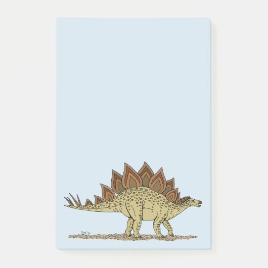 Jurassic Dinosaur Stegosaurus Post-it® Notes (Voorkant)