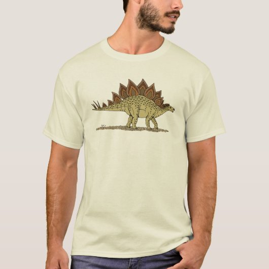 Jurassic Dinosaur Stegosaurus T-shirt (Voorkant)
