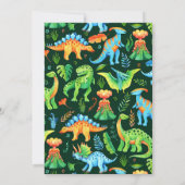 Jurassic Dinosaur Stomp Chomp en Roar Boy Kaart (Achterkant)