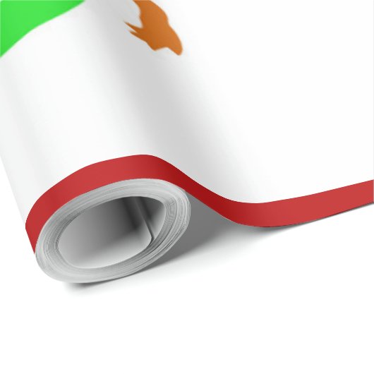 Jurassic Dinosaur T-Rex Silhouettes Cadeaupapier (Rol Hoek)