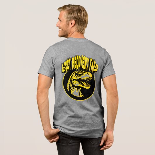 Jurassic Dinosaur T-Rex Tee Tri-Blend Shirt (Voorkant)