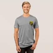 Jurassic Dinosaur T-Rex Tee Tri-Blend Shirt (Voorkant volledig)