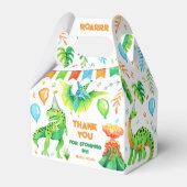 Jurassic Dinosaurs Boy's Birthday Dino Party Bedankdoosjes (Voorkant Zijde)
