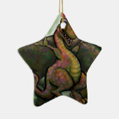 Jurassic Dinosaurs Keramisch Ornament (Rechts)
