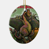 Jurassic Dinosaurs Keramisch Ornament (Rechts)