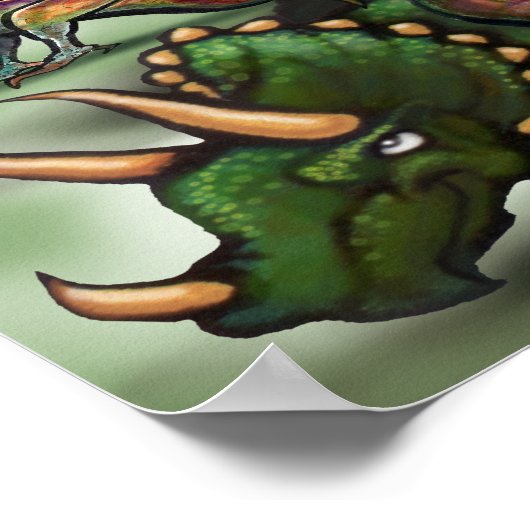 Jurassic Dinosaurs Poster (Hoek)